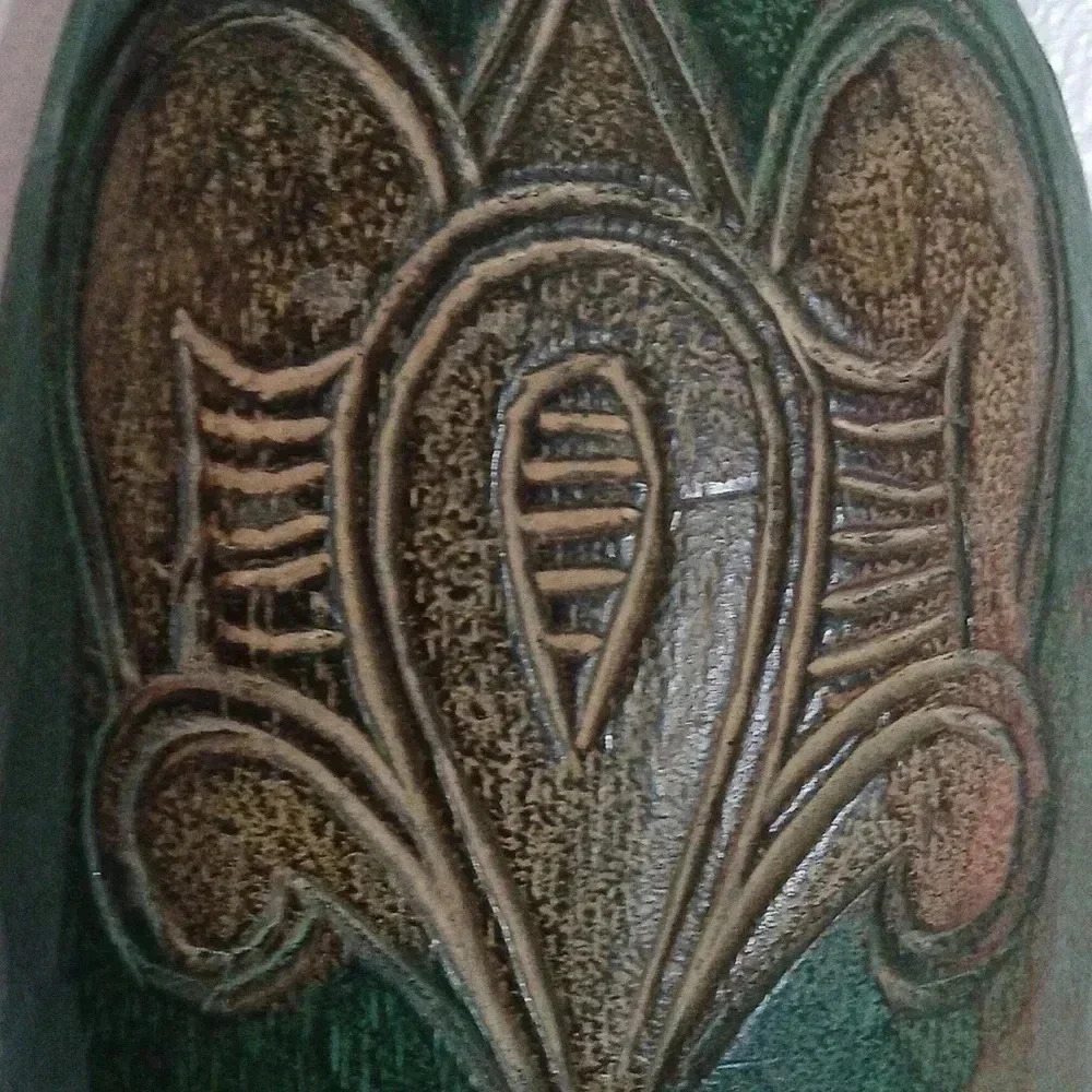 19×6 Vintage African tribe carved wood mask..unique - Picture 6 of 6